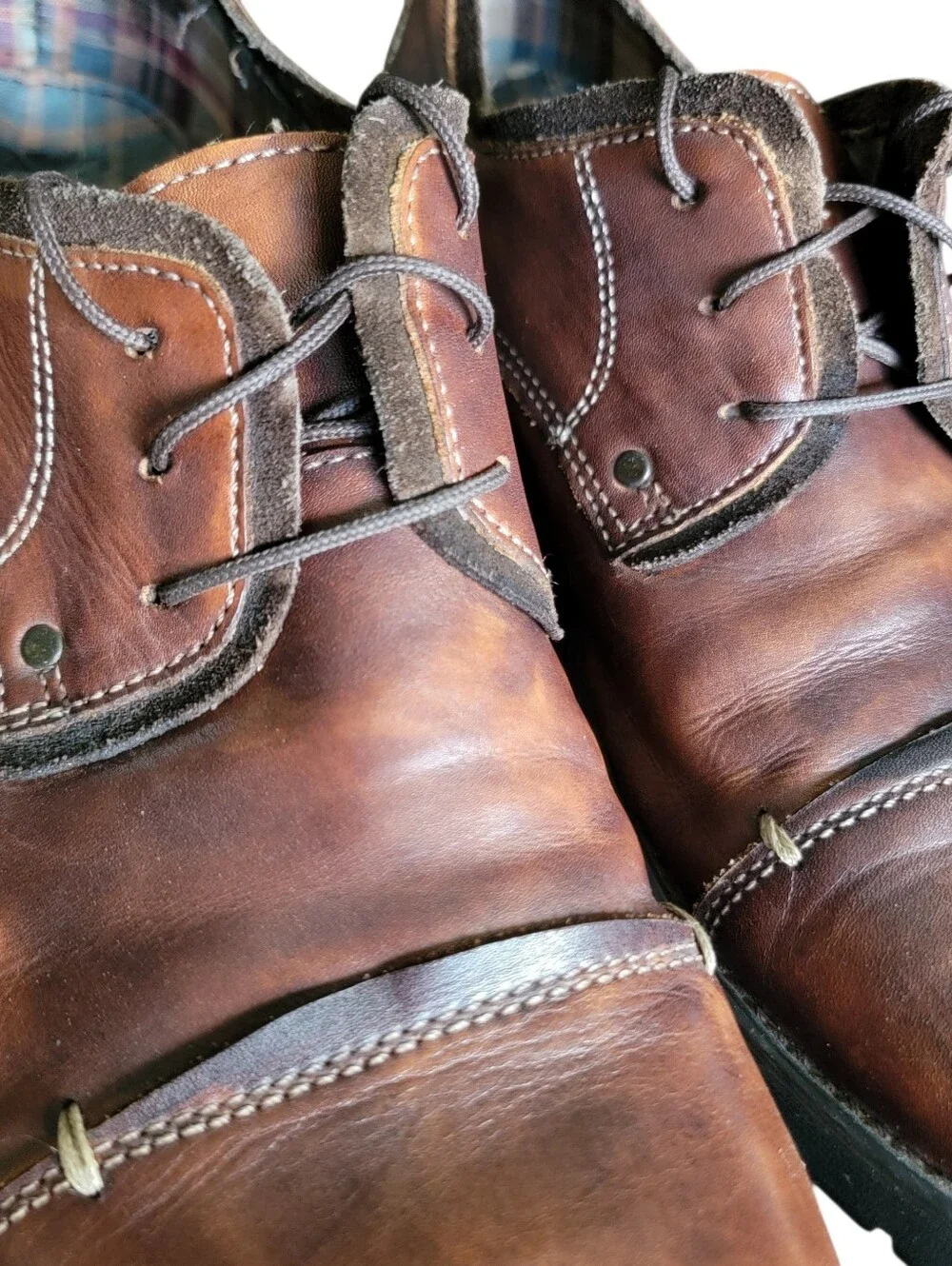 Bed|Stü Repeal Leather Cap Toe Oxford's